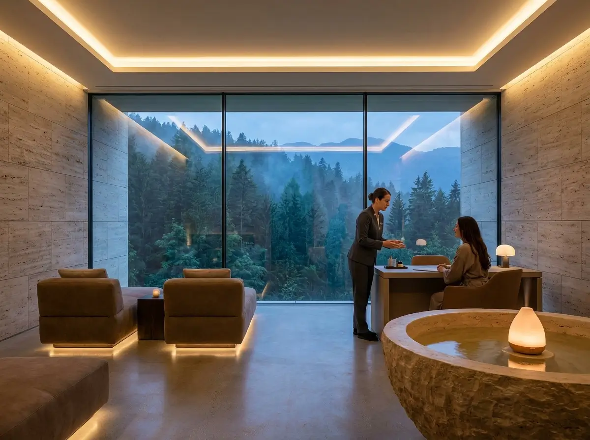 Luxury wellness retreat